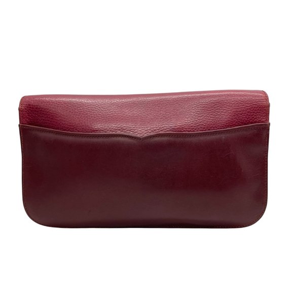 Cartier Must Line Clutch Bag, Bordeaux Leather with Gold Hardware, Guarantee ... - Picture 3 of 16